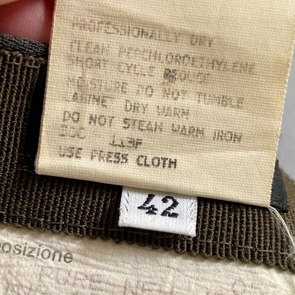 Vintage Giorgio Armani 100% Wool Gray Maxi Wrap Skirt Lined Italian EU 42 / US 6 - Picture 6 of 16